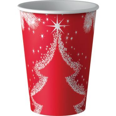 Gobelets en Carton Noël "Snow Tree"