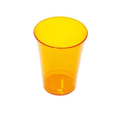 10 Verres en Plastiques - Orange