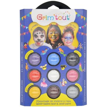 Grande palette de maquillage Zoo parade Grim'tout | jourdefete.com
