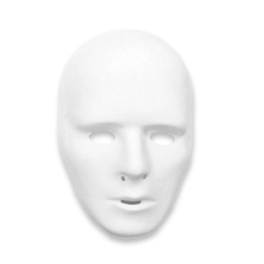 masque blanc à personnaliser
