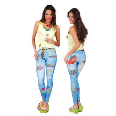 Leggings Hippie Femme