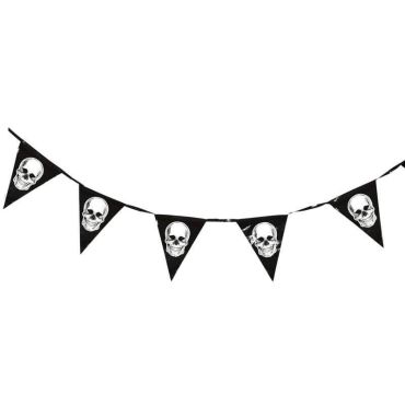 guirlande-fanions-plastique-tete-de-mort-halloween-pirate|jourdefete.com