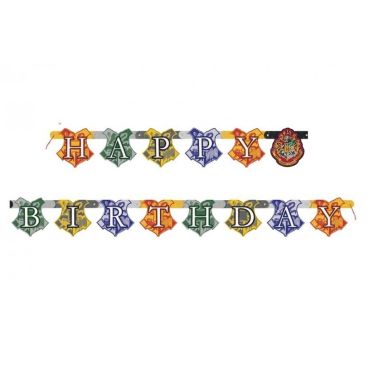 Guirlande "Happy Birthday" - Harry Potter