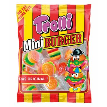 Trolli Mini Burger, bonbons originaux en forme de burger | jourdefete.com