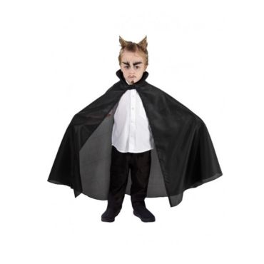 Cape Taffetas 85 cm Enfant - Noir Cape Taffetas 85 cm Enfant - Noir