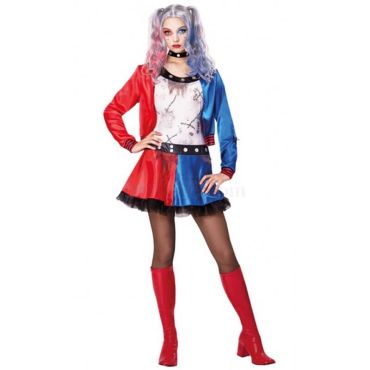 Déguisement Havey Quinne Zombie Femme - Taille au Choix