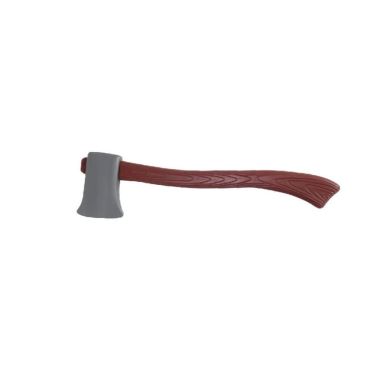 Hache de bûcheron 60 cm en plastique réaliste pour déguisement | jourdefete.com
