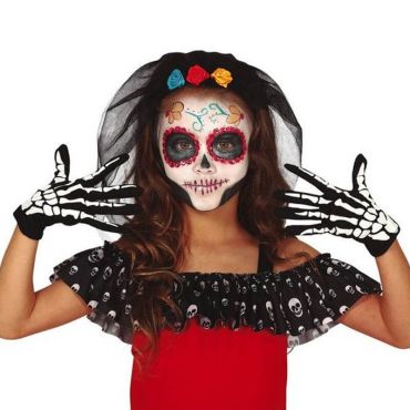 paire de gants de squelette pour enfant | jourdefete.com