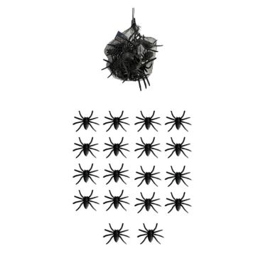 Une soirée d’Halloween qui bascule dans l’horreur avec ce sac de 18 araignées à disposer | jourdefete.com