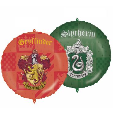 Ballon aluminium Harry Potter Gryffondor et Serpentard 46 cm | jourdefete.com