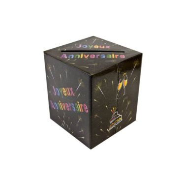 Urne "Joyeux anniversaire" feux d'artifice