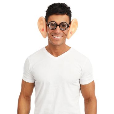 Oreilles géantes humoristiques en plastique pour déguisement | jourdefete.com