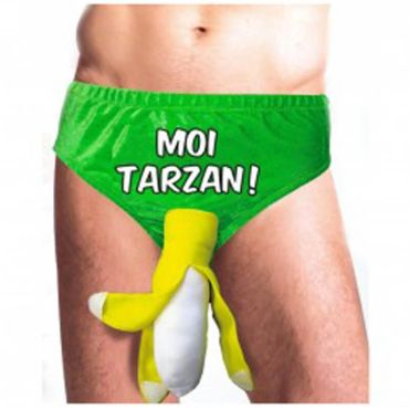 Slip Banane "Moi Tarzan"