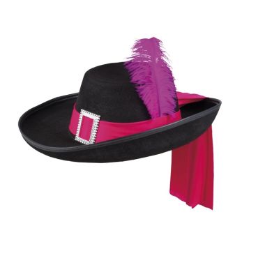 Chapeau de Mousquetaire Femme - Fuchsia
