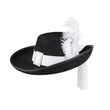 Chapeau de Mousquetaire Femme - Blanc