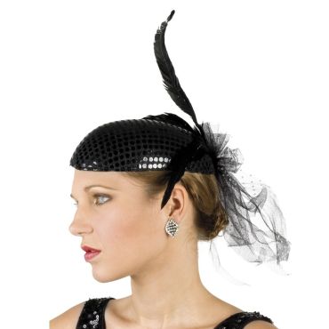 Coiffe Charleston Noire