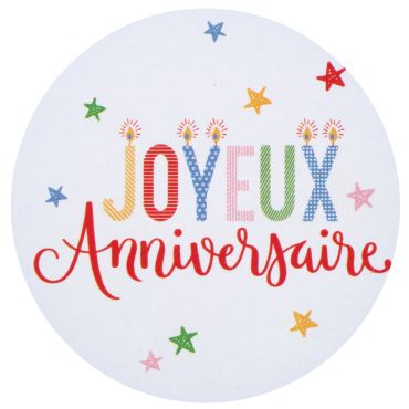 Décorations à parsemer Joyeux Anniversaire multicolores pour table de fête | jourdefete.com
