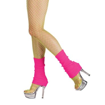 Accessoire de déguisement Jambières Fluo Rose Accessoire de déguisement Jambières Fluo Rose