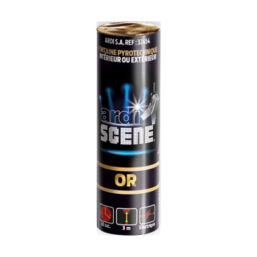 Jet de scène doré de 3 m pour un effet lumineux | jourdefete.com