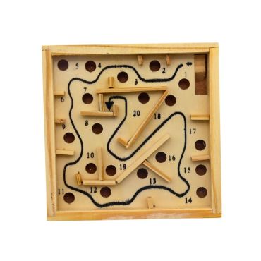 Jeu de labyrinthe en bois avec obstacles pour enfants et adultes | jourdefete.com