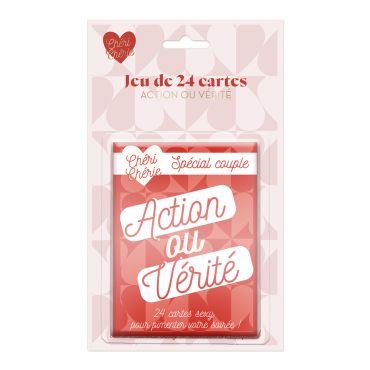 Un jeu de 24 cartes "Action ou Vérité" pour la soirée de la Saint-Valentin | jourdefete.com