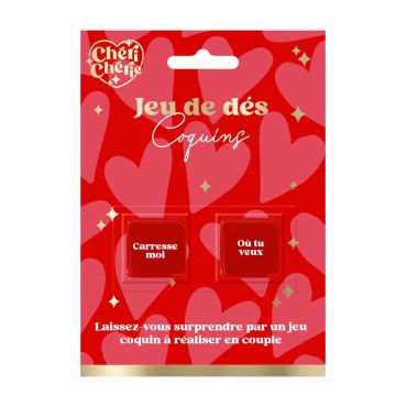 Deux dés coquins pour s'amuser le soir de la Saint-Valentin | jourdefete.com