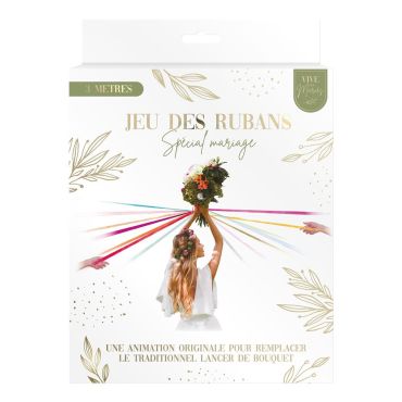 Jeu des rubans pour mariage collection vive les mariés | jourdefete.com Jeu des rubans pour mariage collection vive les mariés | jourdefete.com