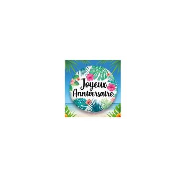 ballon-anniversaire-tropical | jourdefete.com ballon-anniversaire-tropical | jourdefete.com