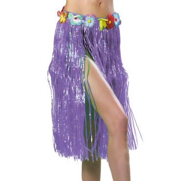 Jupe Hawaïenne Violet 80 cm