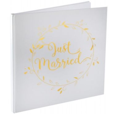 Livre d'Or "Just Married" - Or | jourdefete.com Livre d'Or "Just Married" - Or | jourdefete.com