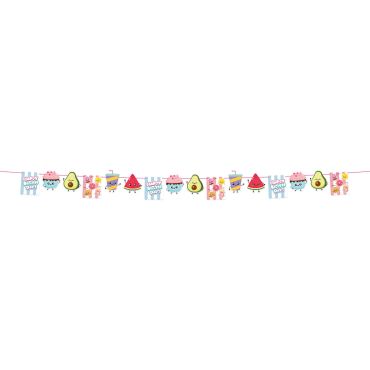 Guirlande de fanions en papier de 6 mètres représentant des aliments souriants sur le thème Kawaii pour décoration de fête | jourdefete.com Guirlande de fanions en papier de 6 mètres représentant des aliments souriants sur le thème Kawaii pour décoration de fête | jourdefete.com