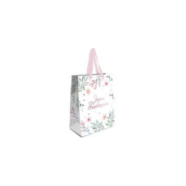 Pochette "Joyeux Anniversaire" avec design floral élégant | jourdefete.com