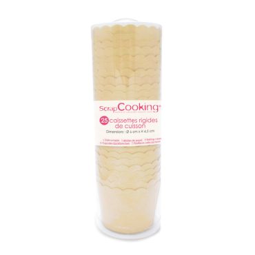 Caissettes rigides de cuisson kraft pour cupcakes et muffins | jourdefete.com