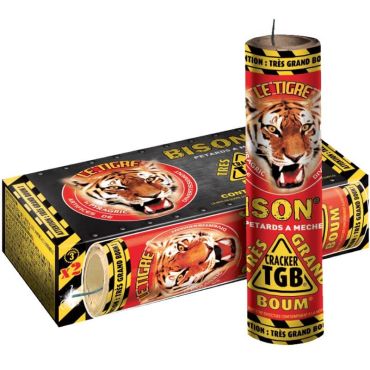 2 Pétards le Tigre Bison – n°6 | jourdefete.com