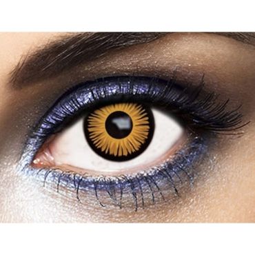 Lentilles Fantaisies - Jaune - Edward - 1 Jour (Sans correction) | jourdefete.com