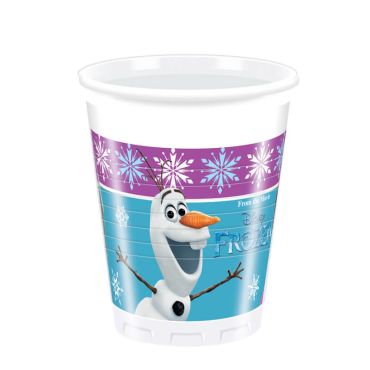 8 Gobelets en plastique Reine des Neiges®
