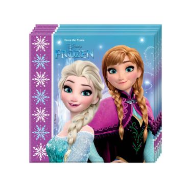 20 Serviettes Reine des Neiges