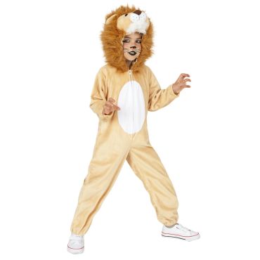 Déguisement lion enfant 3 à 4 ans, combinaison avec capuche à crinière | jourdefete.com Déguisement lion enfant 3 à 4 ans, combinaison avec capuche à crinière | jourdefete.com