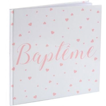 Livre d'Or Baptême - Corail | jourdefete.com