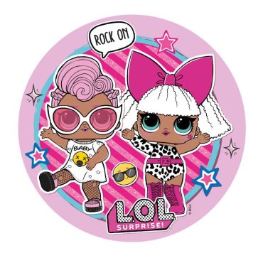 Disque en Azyme Lol Surprise 20 cm Jour de Fete Poupees LOL Surprise LICENCES ET THEMES