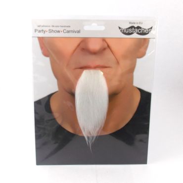 Longue barbichette - Blanc