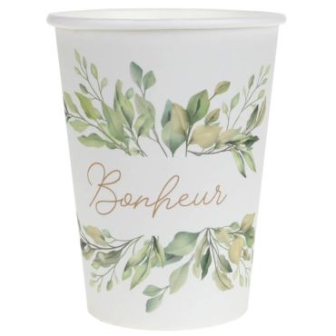 Lot de 10 gobelets - 27 cl - Ô Bonheur | jourdefete.com