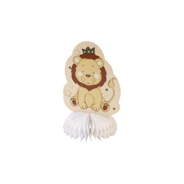 Lot de 4 centres de table en papier - Lion | jourdefete.com