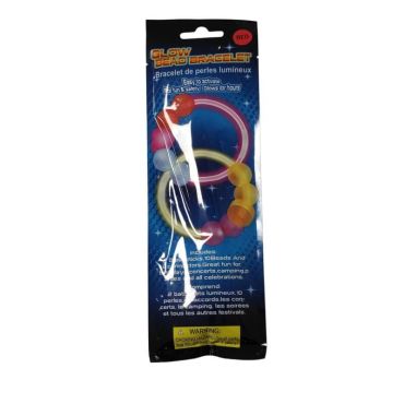 Lot de 2 bracelets lumineux avec 10 perles | jourdefete.com