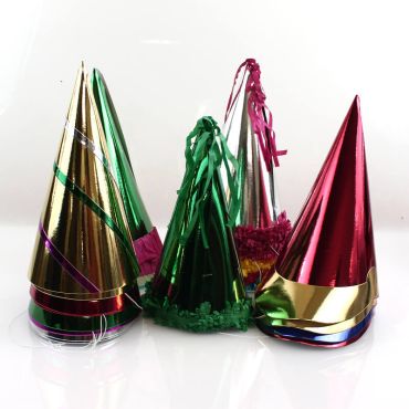 Lot de 25 chapeaux métallisés 