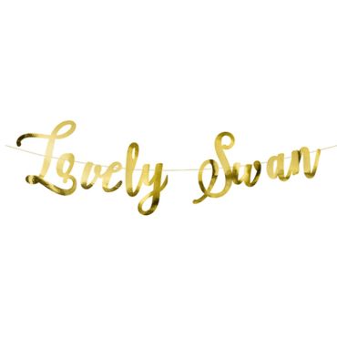 guirlande-lettres-or-lovely-swan-64cm|jourdefete.com