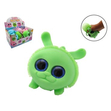 Balle monstre lumineux avec gros yeux scintillants jouet kermesse | jourdefete.com