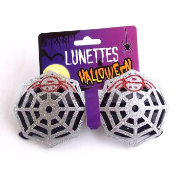 Lunettes toile d'araignée argent