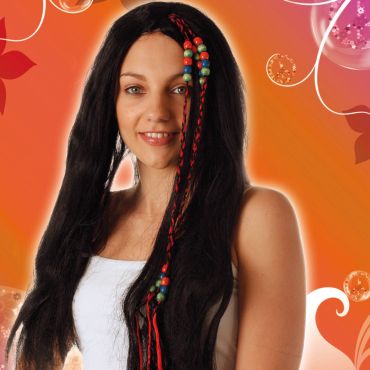 Perruque Hippie Brune Perruque Hippie Brune