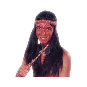 Perruque Indien avec Bandeau Perruque Indien avec Bandeau